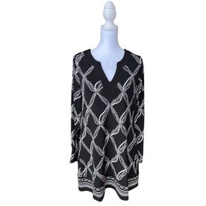 WHBT EUC tunic | Size Medium | Black and white